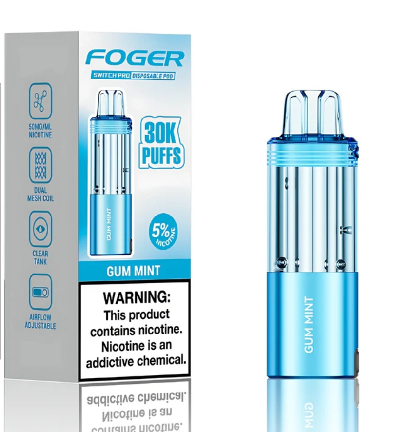 Frozen Blueberry 30K Puffs Foger Switch Pro Pod 1 Frozen Blueberry 30K Puffs