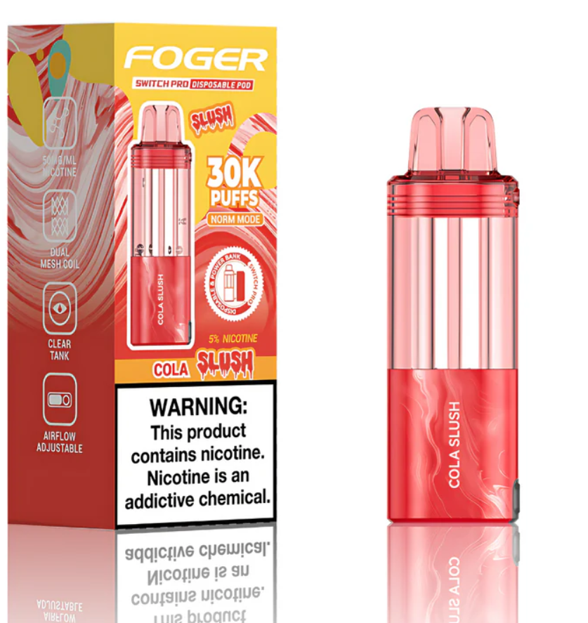 Cola Slush 30K Puffs – Foger Switch Pro Pod 30K Puffs 1 Cola Slush 30K Puffs